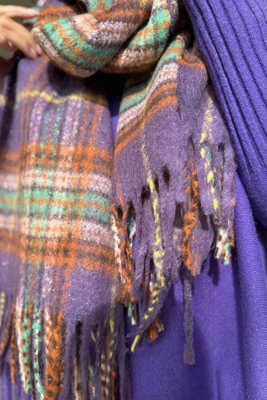 Loch Lomond Scarf Aubergine
